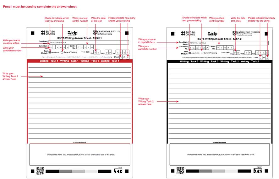 writing-answer-sheet